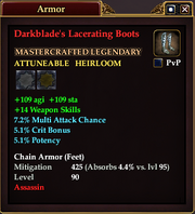 Darkblade's Lacerating Boots
