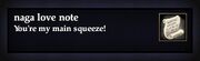 Naga love note