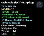 Archaeologist's Wrappings
