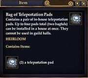 Bag of Teleportation Pads