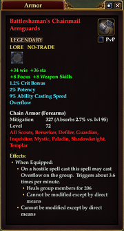 Battleshaman's Chainmail Armguards