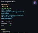 Withering Cloth Robe