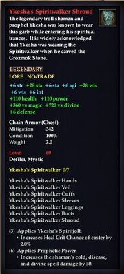 Ykesha's Spiritwalker Shroud