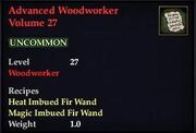 Advanced Woodworker Volume 27