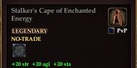 Stalker's Cape of Enchanted Energy