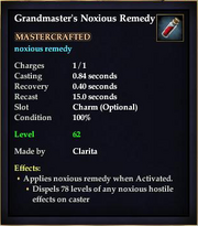 Grandmaster's Noxious Remedy