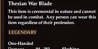Thexian War Blade