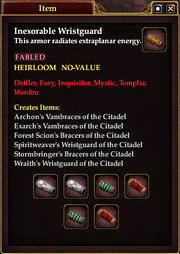 Inexorable Wristguard
