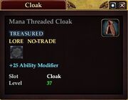 Mana Threaded Cloak