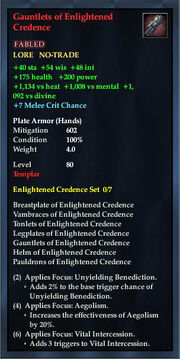 Gauntlets of Enlightened Credence