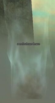 A nebulous haze