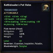 Kettleleader's Pot Helm