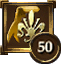 Achievement Icon ribbon orange gold fleur-de-lys 50.png