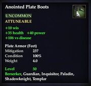 Anointed Plate Boots