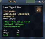 Lava Dipped Stud