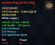 Golden Ring of Mu Ping