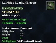 Rawhide Leather Bracers