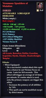 Venomous Spaulders of Mutation
