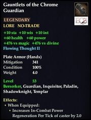 Gauntlets of the Chrome Guardian
