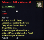 Advanced Tailor Volume 63