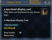 A merchant display cart