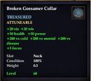Broken Gossamer Collar