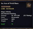 Ice Axe of Vivid Hues