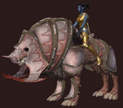 A reinforced warg summoning drum