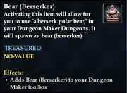 Bear (Berserker)