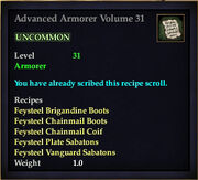 Advanced Armorer Volume 31