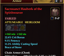 Sacrosanct Hauberk of the Spiritweaver