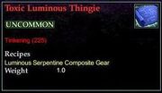 Toxic Luminous Thingie