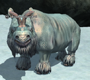 A brontotherium bull