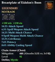 Breastplate of Eidolon's Boon