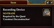 Recording Device (Item)