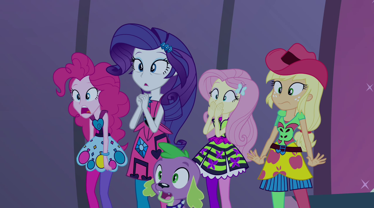 Image Other Rainbooms shocked EG2.png My Little Pony Equestria
