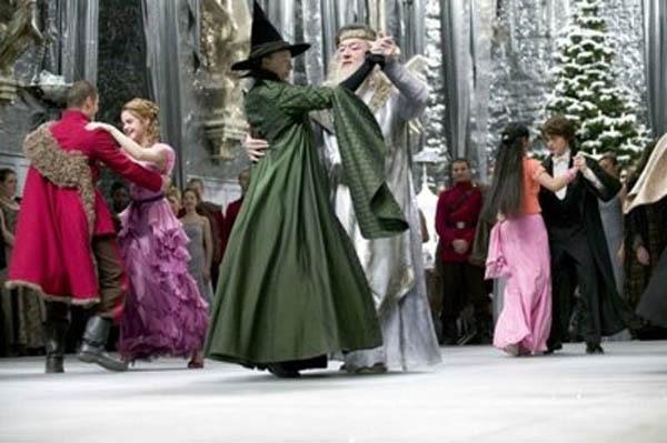 Resultado de imagen de harry potter y el caliz de fuego baile