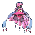 Mega-Diancie ROZA variocolor