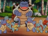 EP060 Blastoise y su manada riendose.png