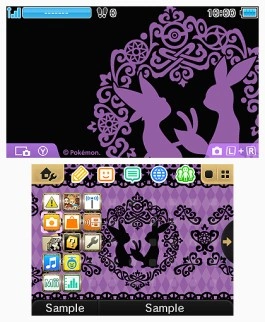 Tema 3DS Pokémon Colección Eevee-Espeon y Umbreon