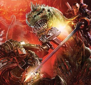 Legionario Salamandras vs. Guerrero Dragón Exodita Eldar