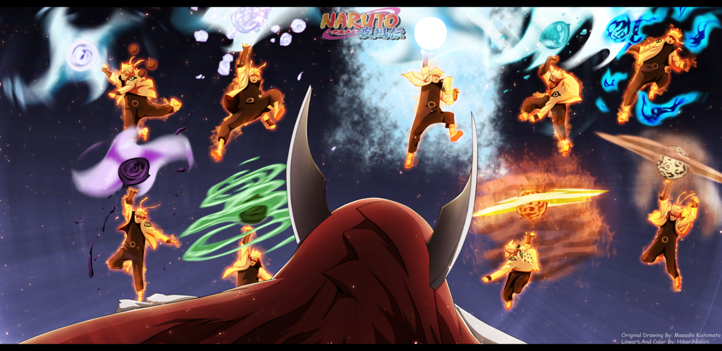 so sasuke was using the juubis power and not the bijus anime