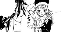 Juvia offers some water to Gray