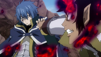 Jellal bloqueia greve de Cobra