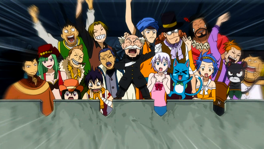 Image - FT members cheers for Team A.png | Fairy Tail Wiki | Fandom