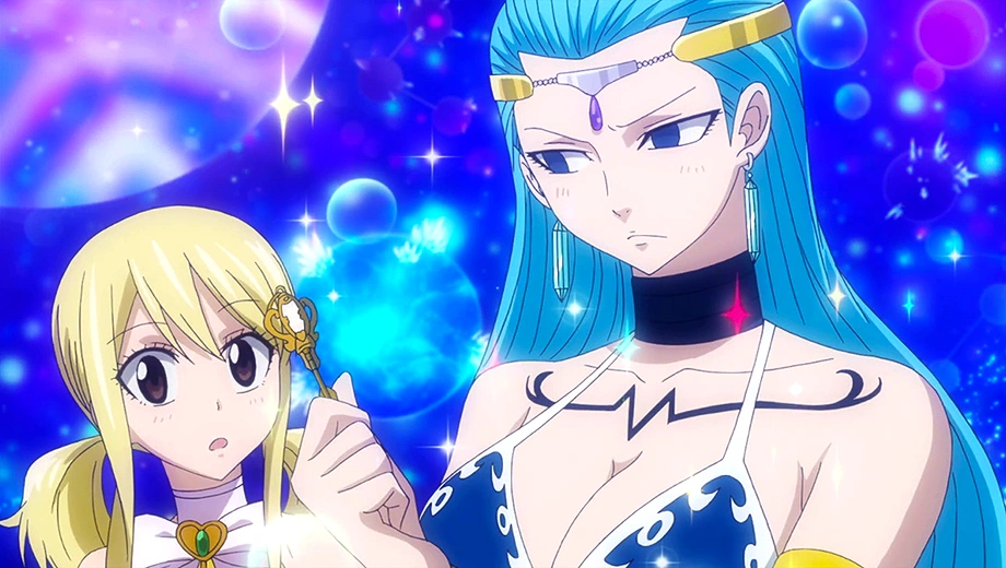 Fairy Tail Lucy Breaks Aquarius Key Episode