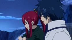 Erza y Gray Hablando Sobre el Amor