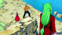 Freed is approached by Mira and Elfman
