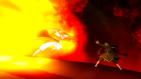 Dyst reflects Natsu's fire