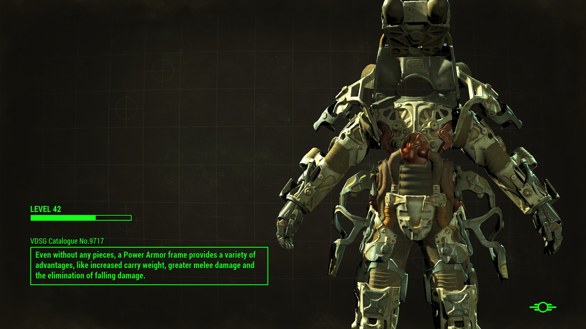 how to use power armor frame how to use power armor frame